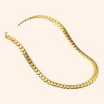 Cadena Oro Laminado Plancheada