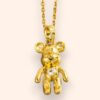 Collar De Oso Oro Laminado 14Kl
